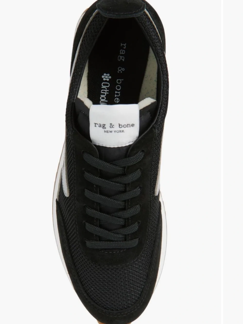 rag & bone Black and Gray Women's Sneakers